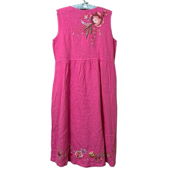 Johnny Was Joya Linen Tank Dress Size Small - Picture 2 of 16
